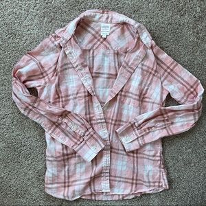 J-crew flannel shirt